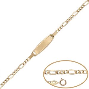 Pulsera oro 18kl – 13.5cm