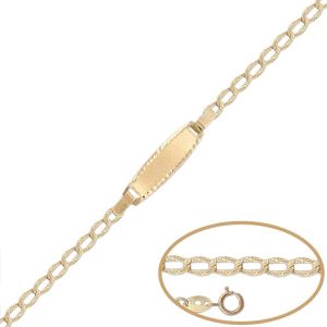 Pulsera oro 18kl – 12cm