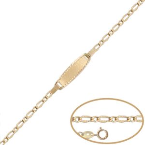 Pulsera oro 18kl – 14cm