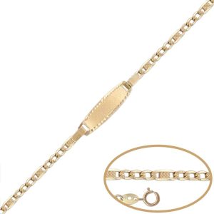 Pulsera oro 18kl – 14cm