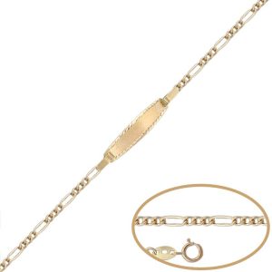 Pulsera oro 18kl – 12cm