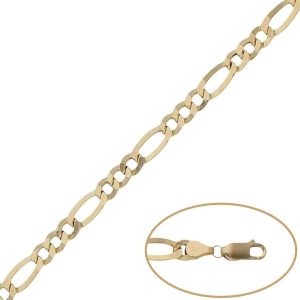 Pulsera oro 18kl 3×1 – 6mm