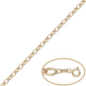 Pulsera oro 18kl rolot alargado – 5mm
