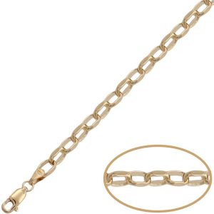 Pulsera oro 18kl rolot alargado – 4.50mm