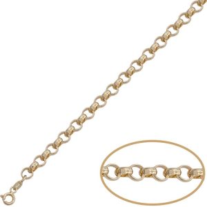 Pulsera hueca rolot oro 18kl – 6mm