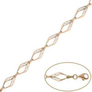Pulsera oro 18kl greca
