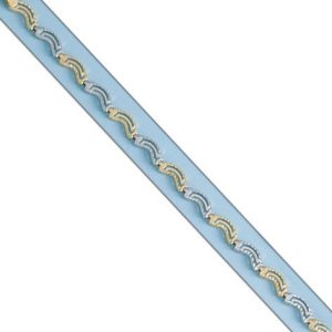 Pulsera oro 18kl bicolor