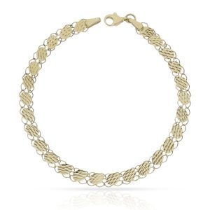 Pulsera oro 18kl tallada – 5mm