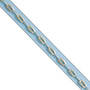 Pulsera oro 18kl bicolor troquelada
