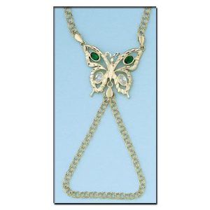 Pulsera oro 18kl dedo mariposa