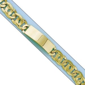 Pulsera oro 18kl fundida placa