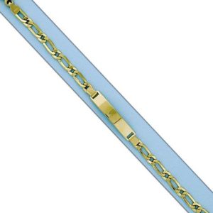 Pulsera oro 18kl – 1×1 placa