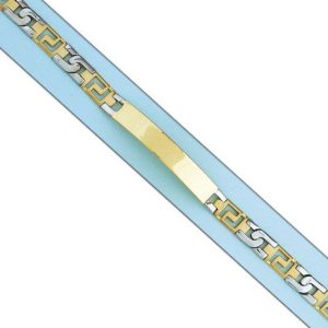 Pulsera oro 18kl fundida placa