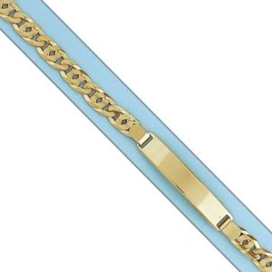 Pulsera oro 18kl fundida placa