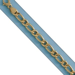 Pulsera oro 18kl hueca 1×1