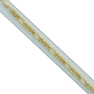Pulsera oro 18kl hueca 3×1