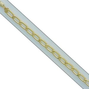 Pulsera oro 18kl hueca figaro