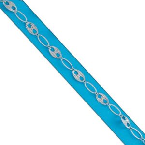 Pulsera oro blanco 18kl