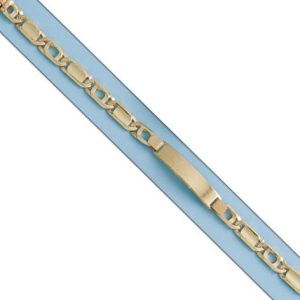 Pulsera oro 18kl fundida placa