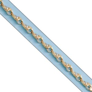 Pulsera oro 18kl bicolor