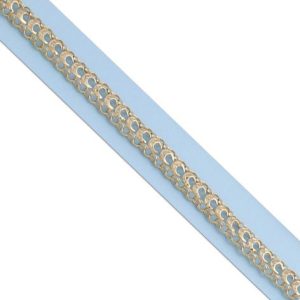Pulsera oro 18kl princesa – 10mm