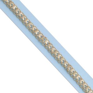 Pulsera oro 18kl princesa – 9mm