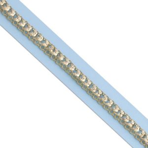 Pulsera oro 18kl princesa – 9mm