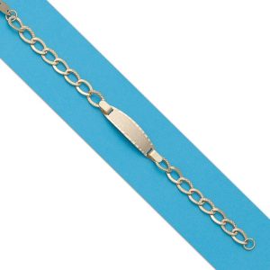 Pulsera oro 18kl placa