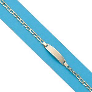 Pulsera oro 18kl con placa