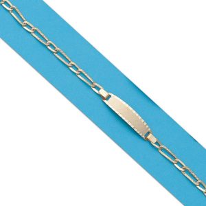 Pulsera oro 18kl placa