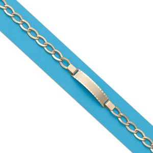 Pulseras oro 18kl con placa