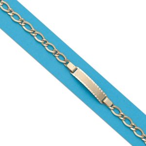 Pulsera oro 18kl placa
