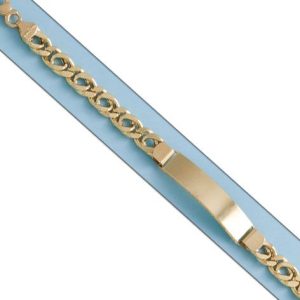 Pulsera oro 18kl barbada doble