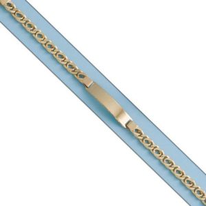 Pulsera oro 18kl barbada doble