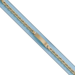 Pulsera oro 18kl barbada doble
