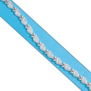 Pulsera oro blanco 18kl