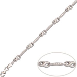 Pulsera oro blanco 18kl