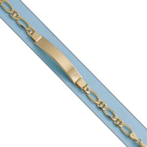 Pulsera oro 18kl fundida placa