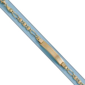 Pulsera oro 18kl fundida placa