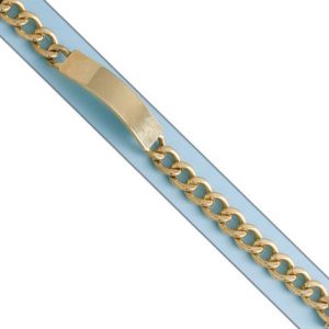 Pulsera oro 18kl fundida placa