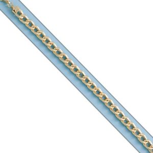 Pulsera oro 18kl hueca barbada