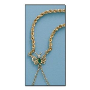 Pulsera oro 18kl dedo mariposa