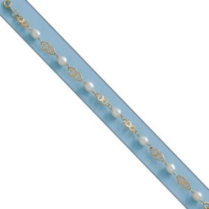 Pulsera oro 18kl nombre circonitas