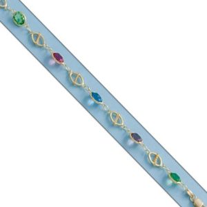 Pulsera oro 18kl colores