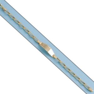 Pulsera oro 18kl bebe figaro