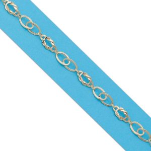 Pulsera oro 18kl hueca