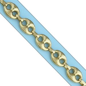Pulsera oro 18kl hueca calabrote – 18mm