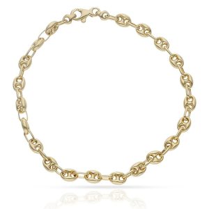 Pulsera oro 18kl hueca calabrote – 5 mm