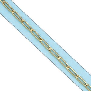 Pulsera oro 18kl hueca figaro