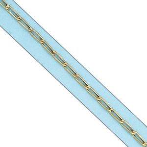 Pulsera oro 18kl hueca figaro